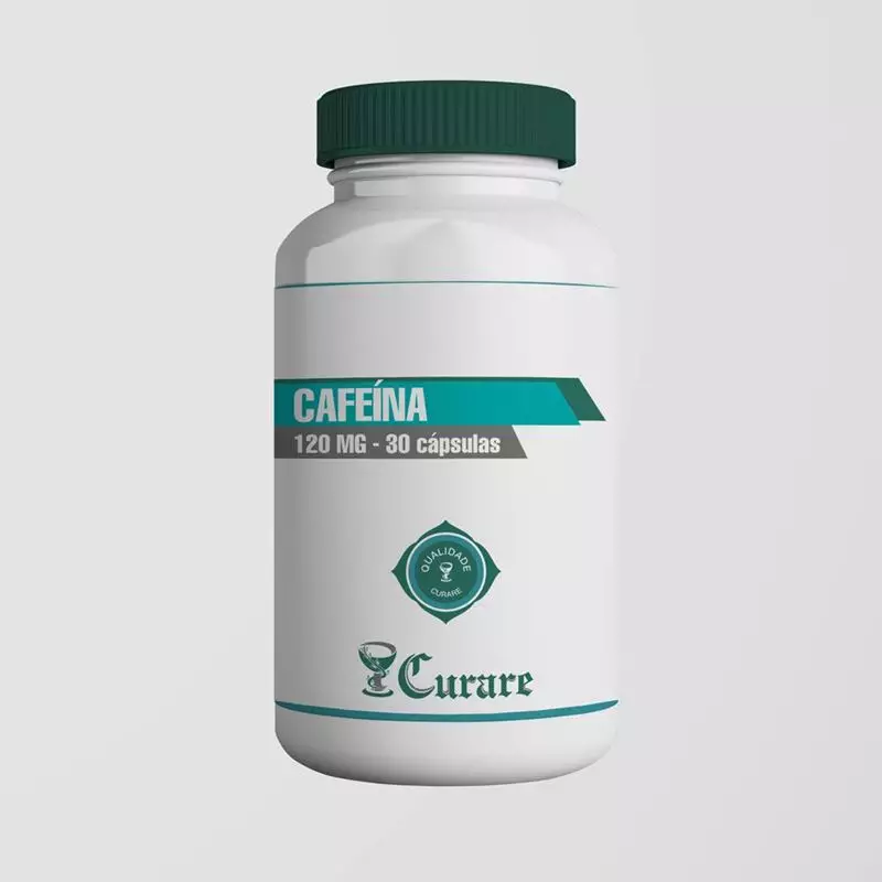 Cafeina 120mg - 30 cápsulas