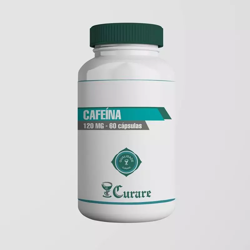 Cafeina 120mg - 60 cápsulas