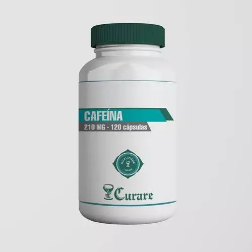 Cafeina 210mg - 120 cápsulas