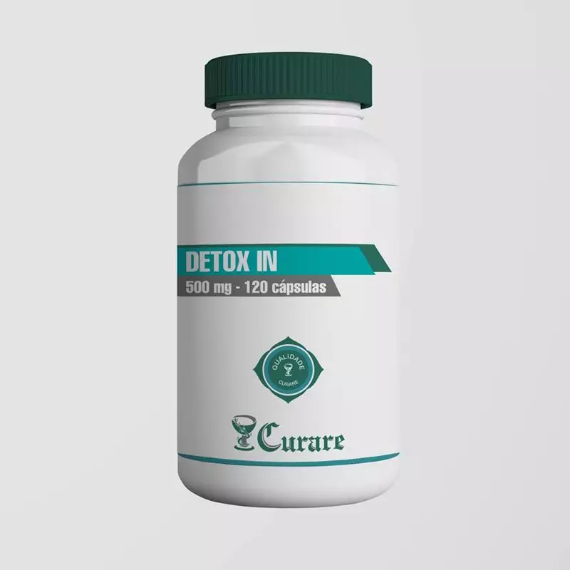 Detox In 500mg Curare - 120 cápsulas