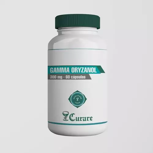 Gamma oryzanol 300mg Curare - 60 cápsulas