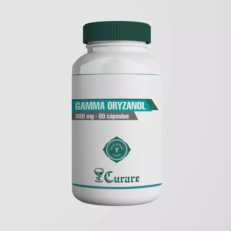 Gamma oryzanol 300mg Curare - 60 cápsulas