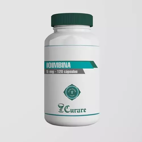 Ioimbina 5mg Curare - 120 cápsulas