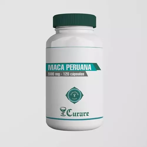 Maca Peruana 500mg Curare - 120 cápsulas