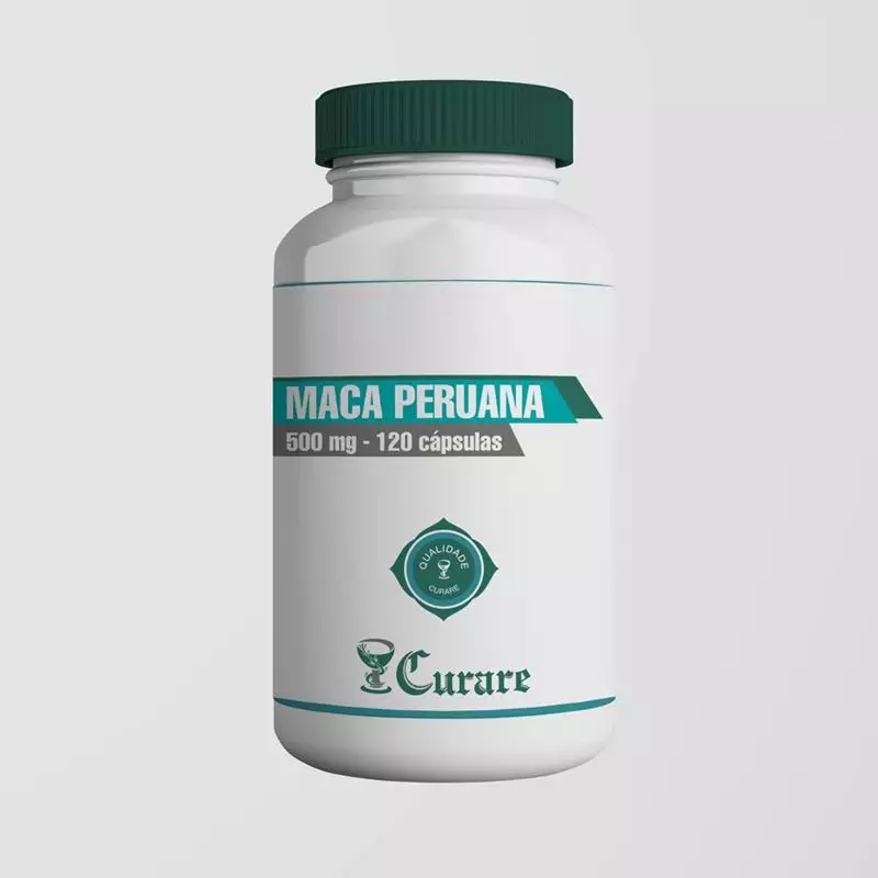 Maca Peruana 500mg Curare - 120 cápsulas