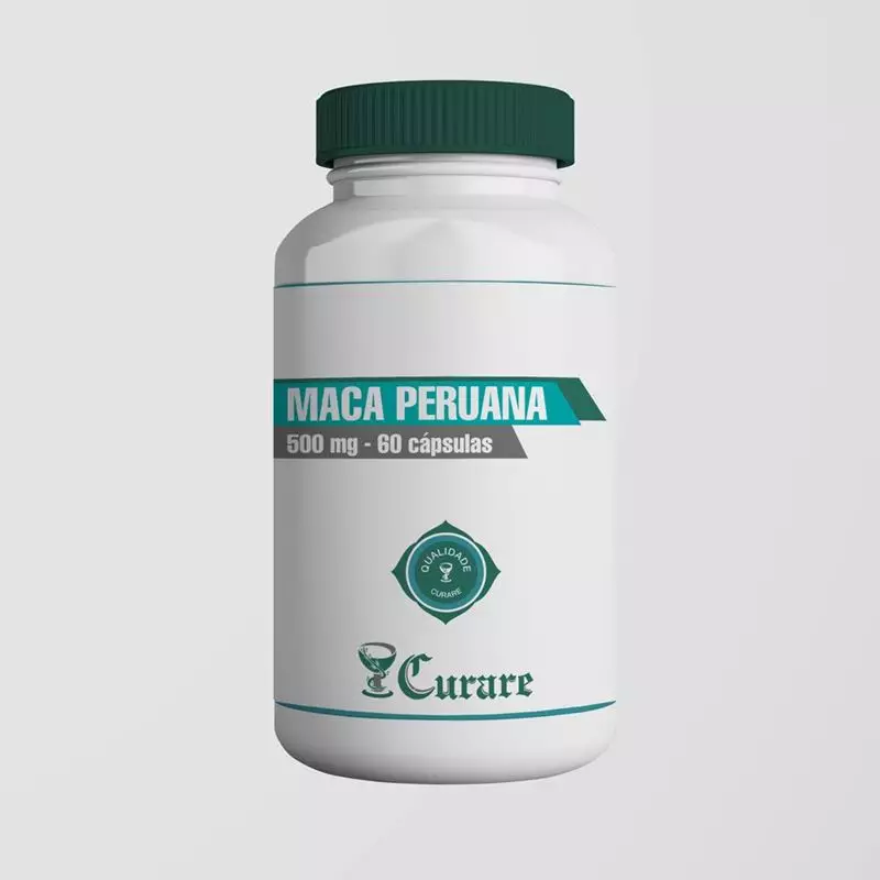 Maca Peruana 500mg Curare - 60 cápsulas