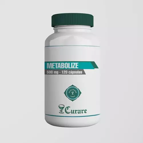 Metabolize® 4 - 500mg Curare - 120 cápsulas