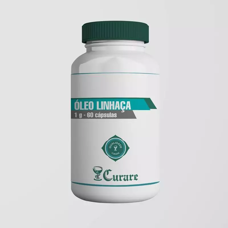 Óleo Linhaça 1g Curare - 60 cápsulas