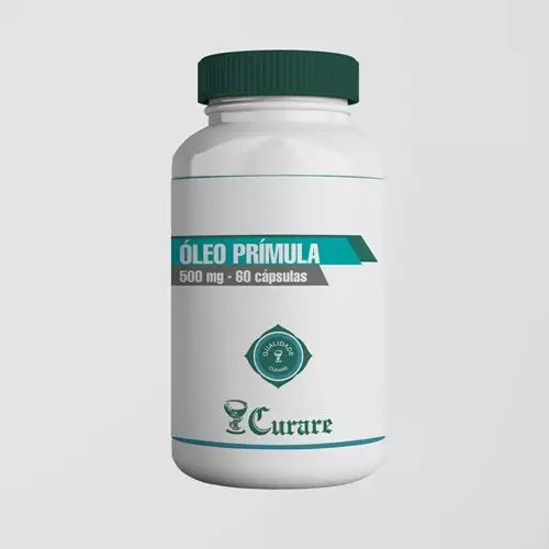 Óleo Prímula 500mg Curare - 60 cápsulas