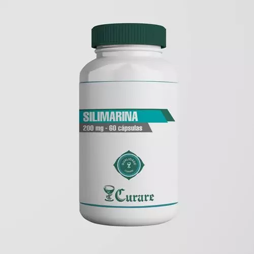 Silimarina 200mg Curare - 60 cápsulas
