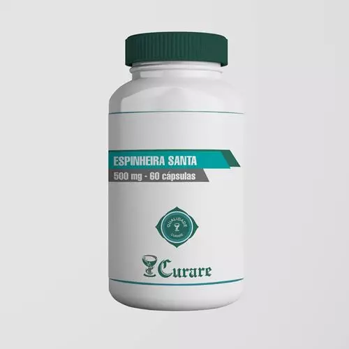 Espinheira Santa 500mg Curare - 60 cápsulas