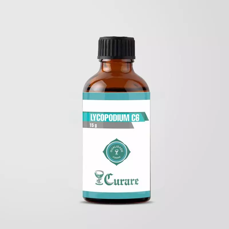 Lycopodium C6 Homeopatia Curare - 15g