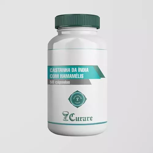 Castanha da Índia com Hamamelis 400mg - 50 cápsulas