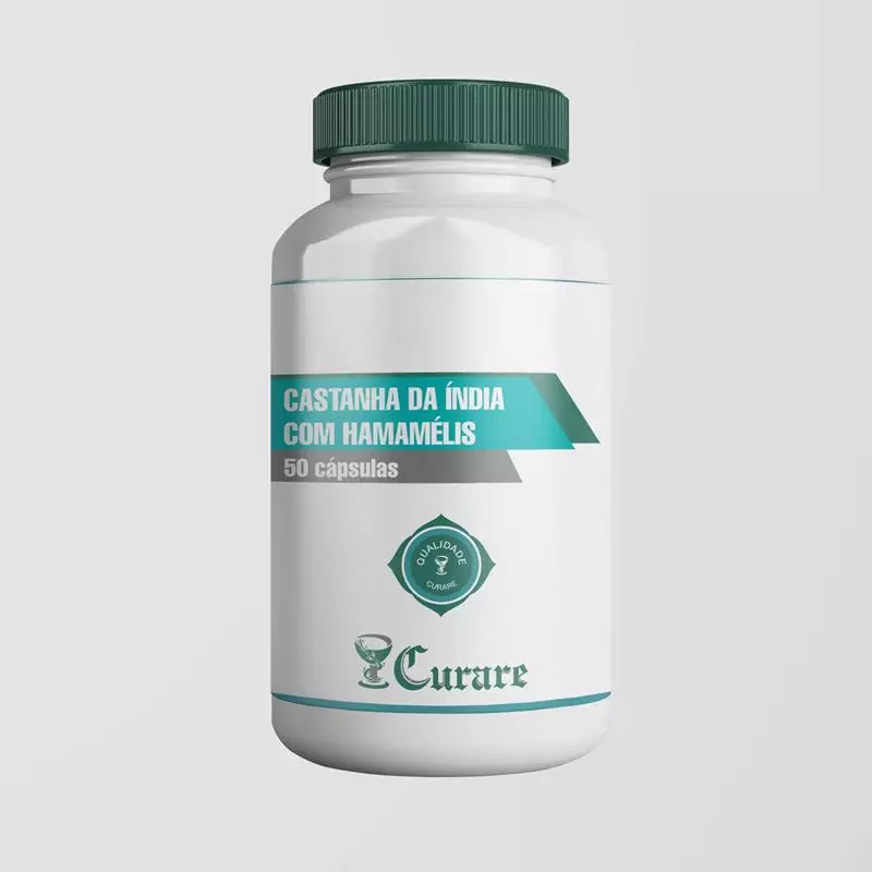 Castanha da Índia com Hamamelis 400mg - 50 cápsulas