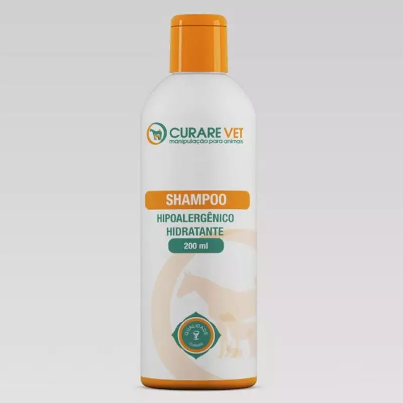 Shampoo Hipoalergênico Hidratante para Cães e Gatos CurareVet - 200ml