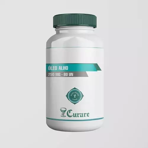Óleo Alho 250mg Curare - 60 cápsulas