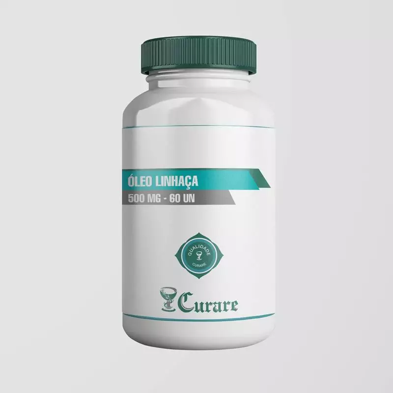 Óleo Linhaça 500mg Curare - 60 cápsulas