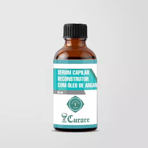 Serum Capilar Reconstrutor c/ Óleo De Argan Curare - 30ml Serum Capilar Reconstrutor c/ Óleo De Argan Curare - 30ml