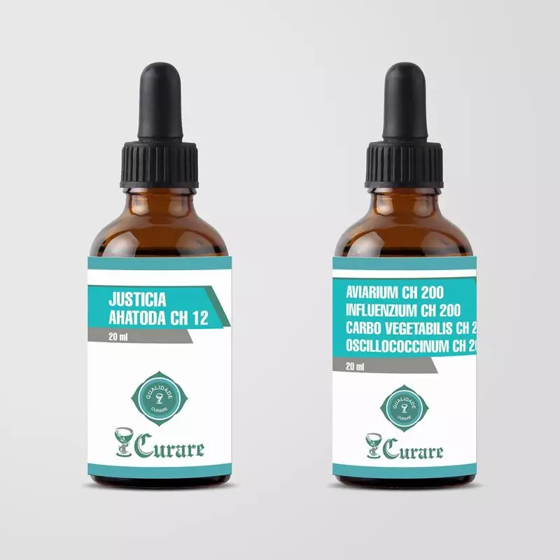Kit Homeopático Curare p/ Imunidade - 2 unidades com 20 ml cada