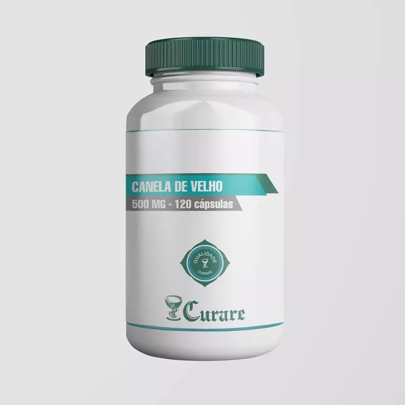 Canela de Velho 500mg - 120 cápsulas