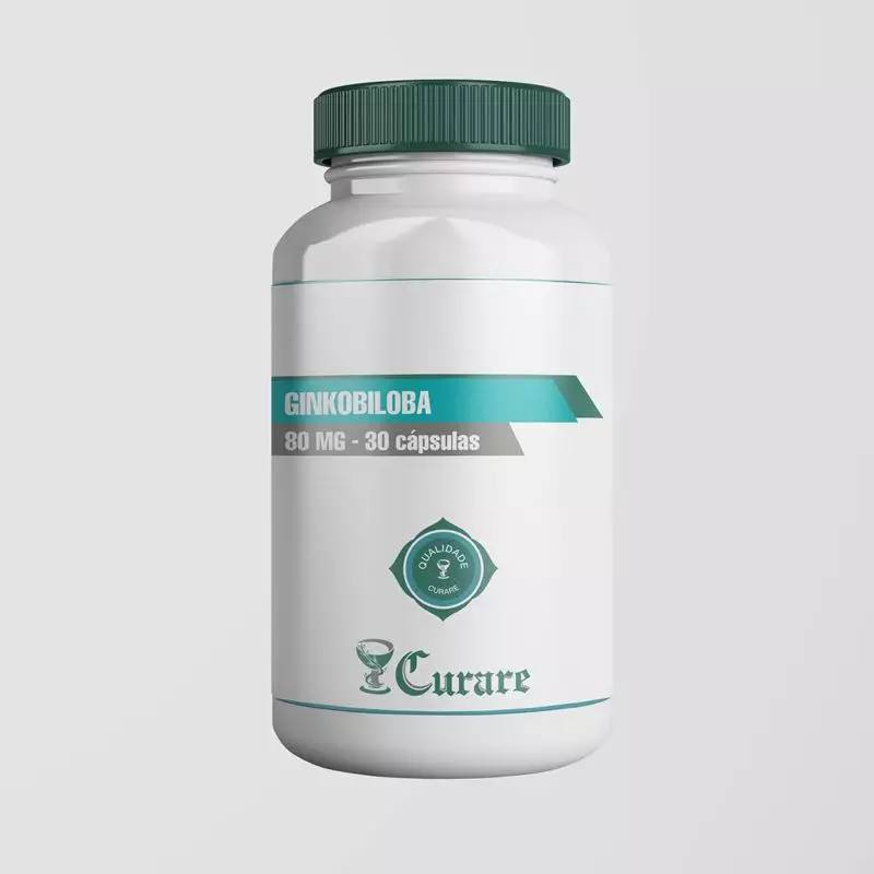 Ginkobiloba 80mg Curare - 30 cápsulas