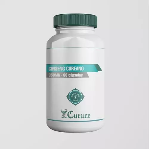 Ginseng Coreano (Panax) 350mg Curare - 60 cápsulas