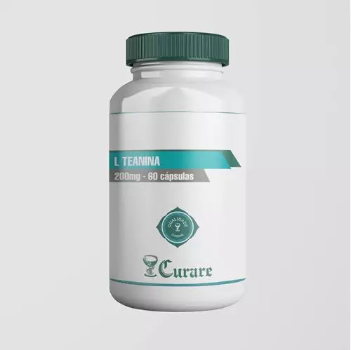 L Teanina 200mg Curare - 60 cápsulas