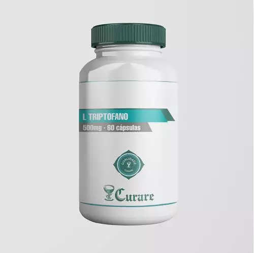 L Triptofano 500mg Curare - 60 cápsulas
