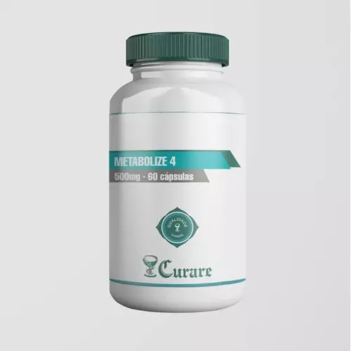 Metabolize® 4 - 500mg Curare -  60 cápsulas