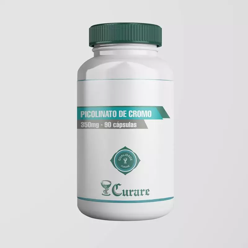 Picolinato de Cromo 350 mcg Curare - 90 cápsulas