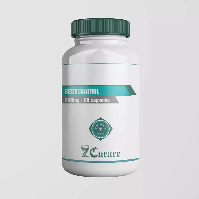 Resveratrol 250mg Curare - 60 cápsulas