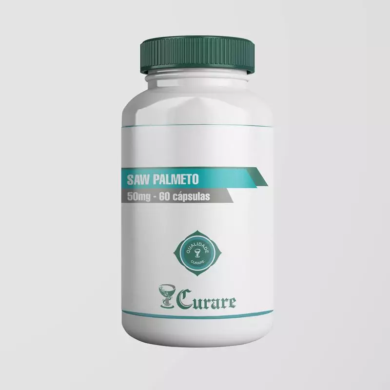 Saw Palmeto 50mg Curare - 60 cápsulas