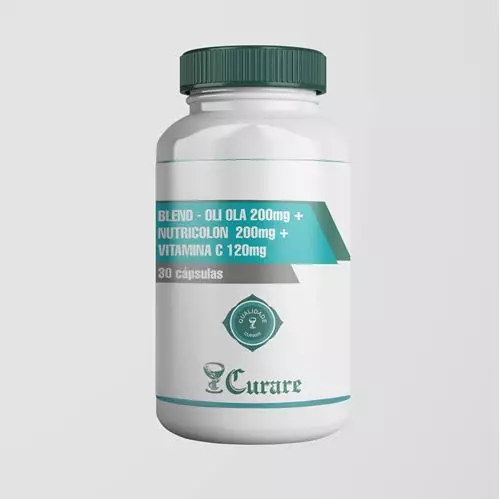 Blend Oli-Ola 200mg,Nutricolin® 200mg e Vitamina C 120mg - 30 doses em cápsulas