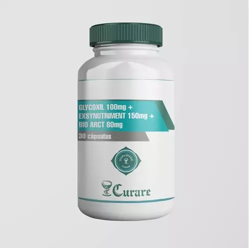 Glycoxil 100mg + Exsynutriment 150mg + Bio Arct 80mg - 30 cápsulas Glycoxil 100mg + Exsynutriment 150mg + Bio Arct 80mg - 30 cápsulas