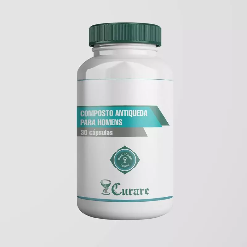 Composto Antiqueda p/ Homens Curare 150mg - 30 cápsulas
