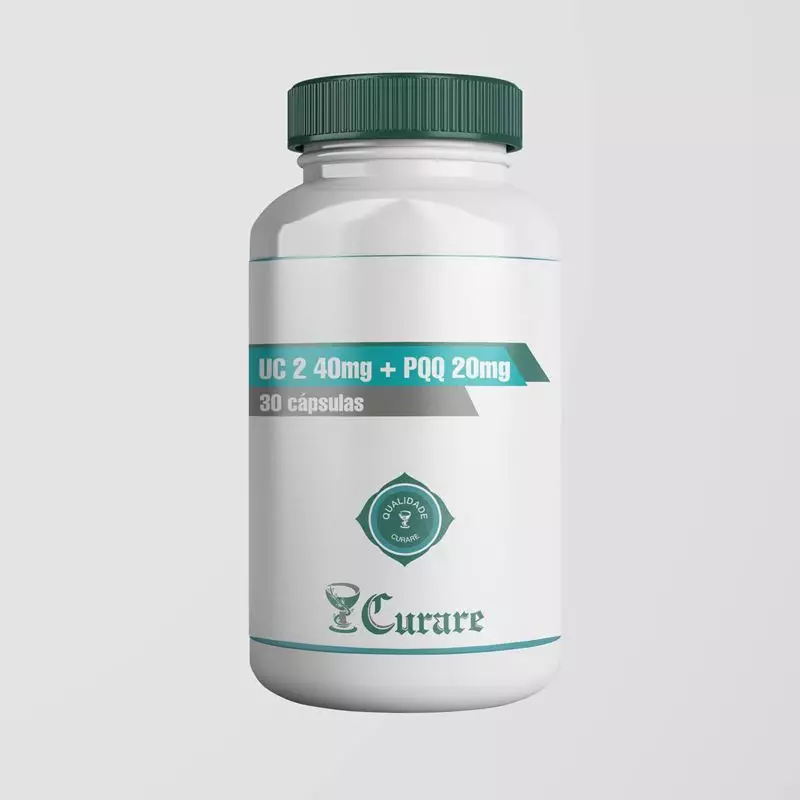 UC II 40mg + PQQ 20mg - 30 cápsulas