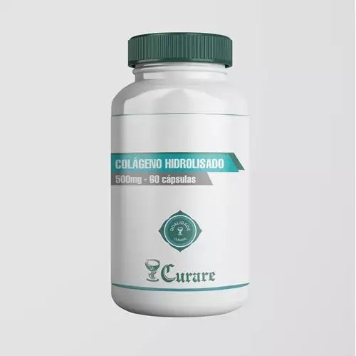 Colágeno Hidrolisado 500mg - 60 cápsulas