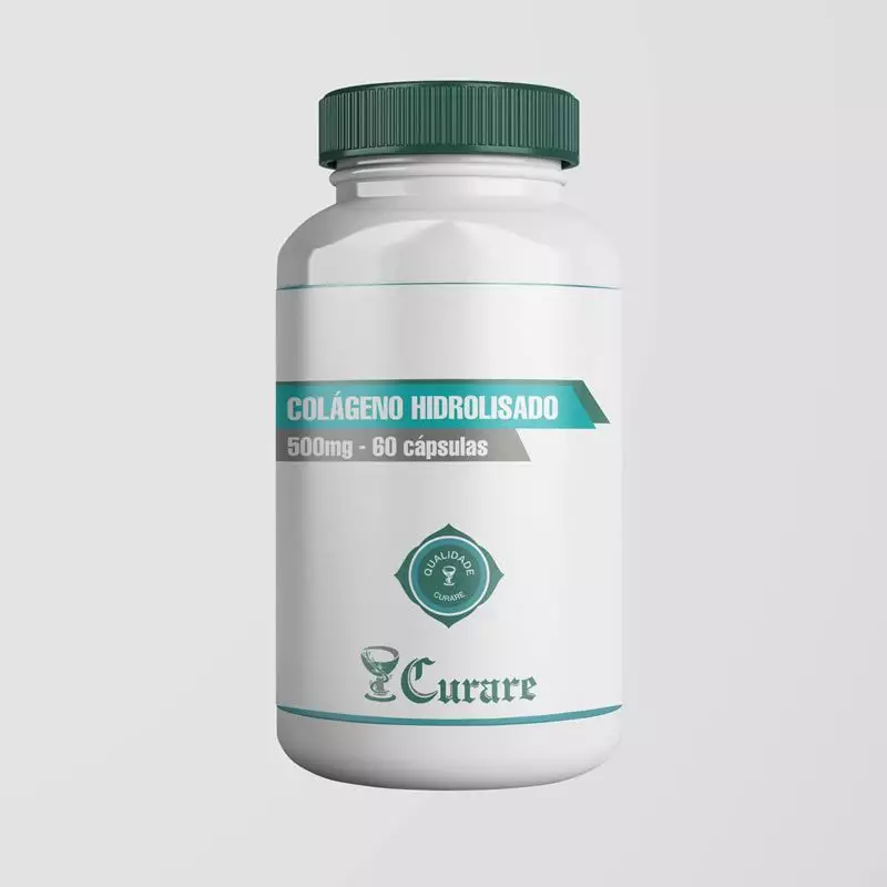 Colágeno Hidrolisado 500mg - 60 cápsulas