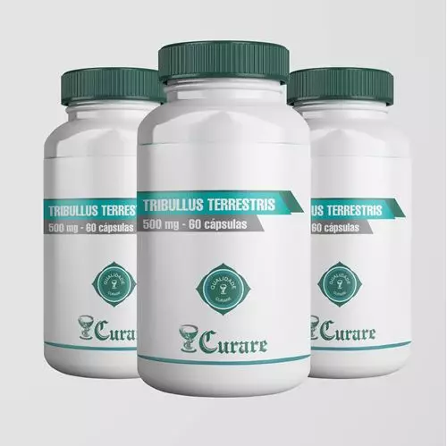 Kit Tribullus terrestris 500mg - 50 cápsulas - 3 unidades Kit Tribullus terrestris 500mg - 50 cápsulas - 3 unidades