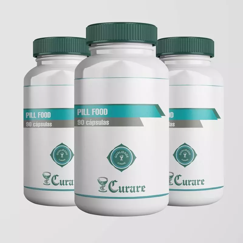 Kit Pill Food Curare - 90 cápsulas - 3 unidades