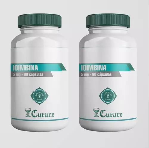 Kit Ioimbina 5mg Curare - 60 cápsulas - 2 unidades