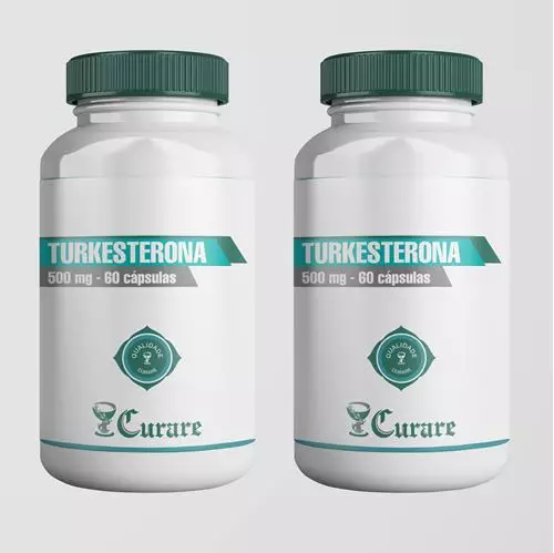 Kit Turkesterona 500mg Curare - 60 cápsulas - 2 unidades Kit Turkesterona 500mg Curare - 60 cápsulas - 2 unidades