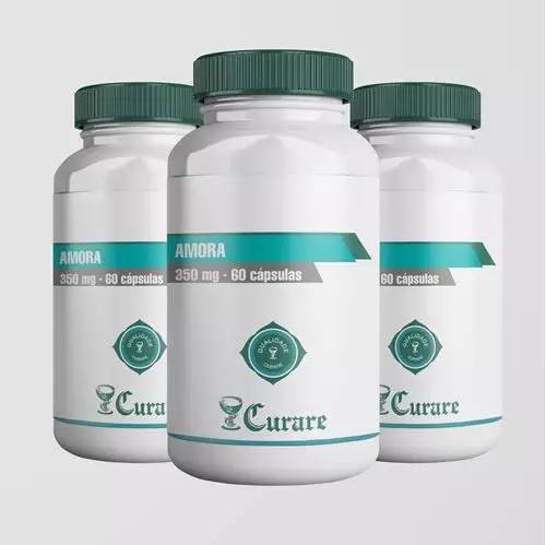 Kit Amora 350mg - 60 cápsulas - 3 Unidades