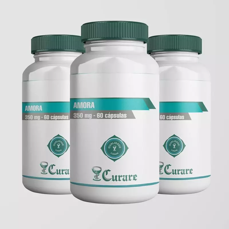 Kit Amora 350mg - 60 cápsulas - 3 Unidades