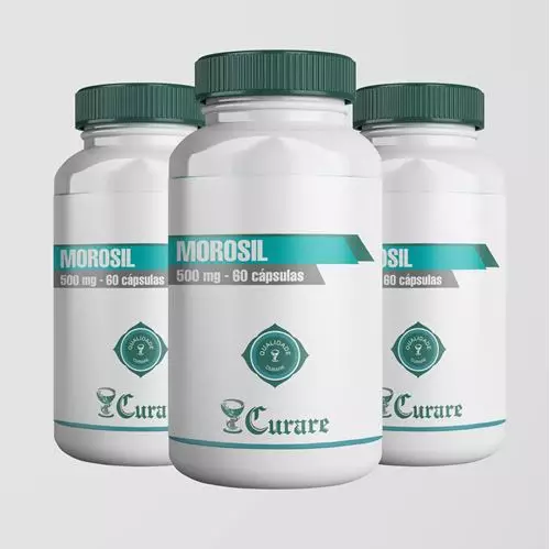 Kit Morosil 500mg Curare - 60 cápsulas - 3 unidades Kit Morosil 500mg Curare - 60 cápsulas - 3 unidades