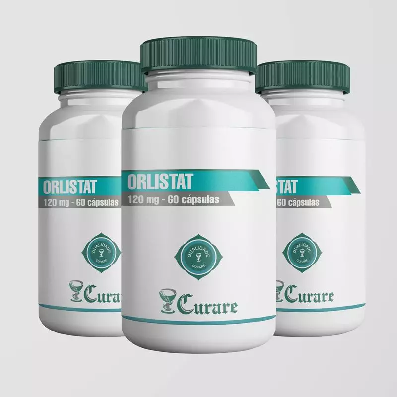 Kit Orlistat 120mg - 60 cápsulas - 3 unidades