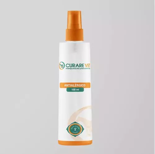 Spray Antialérgico e Calmante para Pele de Cães e Gatos CurareVet - 100ml Spray Antialérgico e Calmante para Pele de Cães e Gatos CurareVet - 100ml