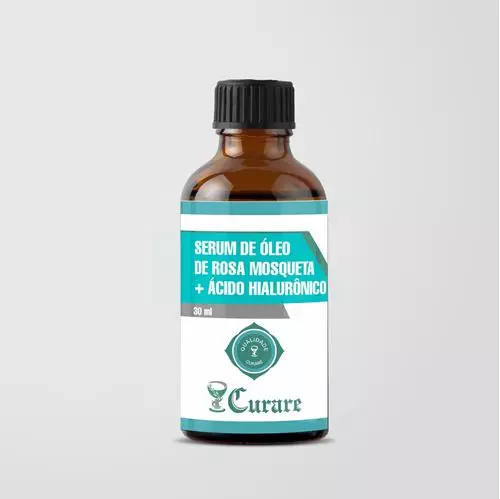 Serum de Óleo Rosa Mosqueta+Ácido Hialurônico Curare - 30ml