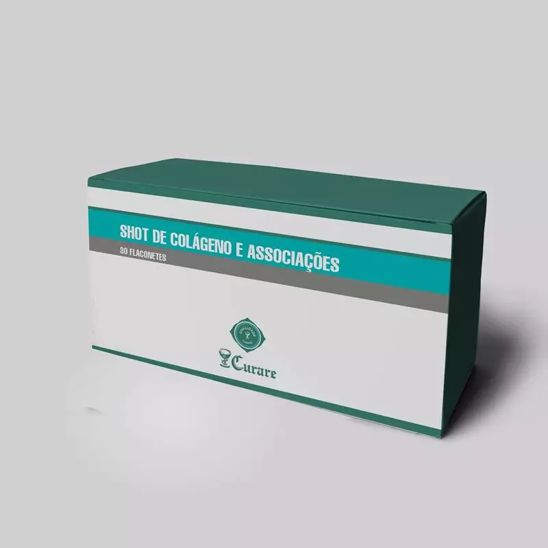 Shot de Colágeno Verisol e Associações Curare - 30 Flaconetes com 10ml cada