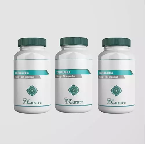 Tadalafila 5mg c/ 30 cáps - Kit com 3 potes